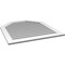 Ekena Millwork Octagonal Top Surface Mount PVC Gable Vent: Functional, w/ 3-1/2"W x 1"P Standard Frame, 38"W x 42"H GVPOT38X4201SF - alternate 2
